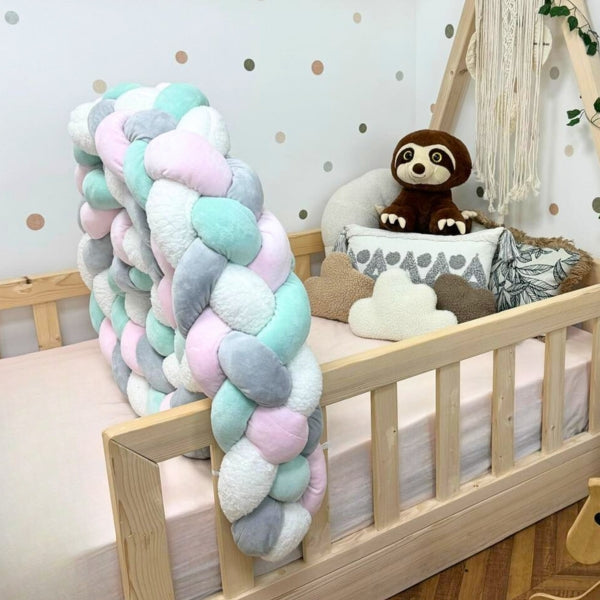 Braided Bed Bumper Ramatuelle - 4 braids