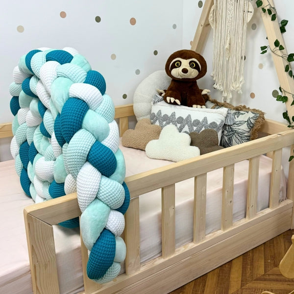 Braided Bed Bumper Maldives - 4 braids
