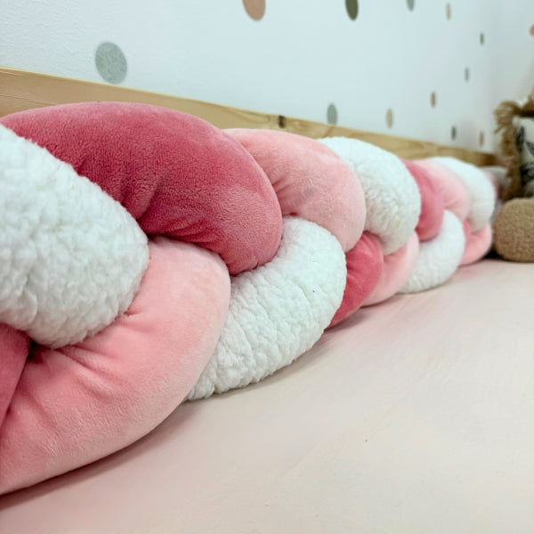 Braided Bed Bumper Barbapapa - 3 braids