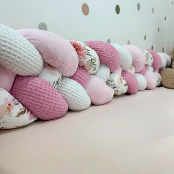 Braided Bed Bumper Miracle Garden - 4 braids