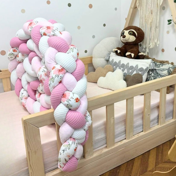 Braided Bed Bumper Miracle Garden - 4 braids