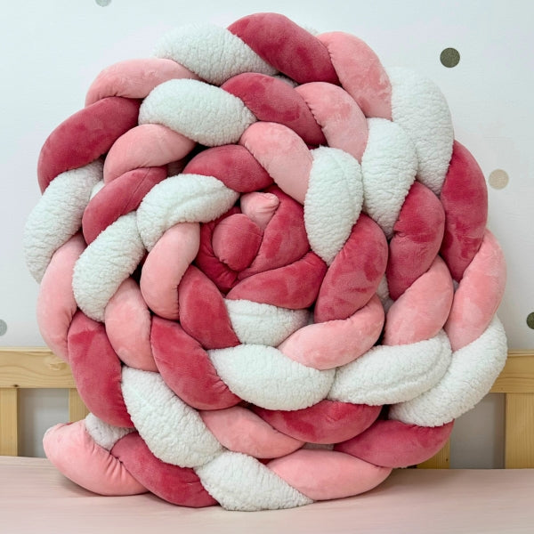 Braided Bed Bumper Barbapapa - 3 braids