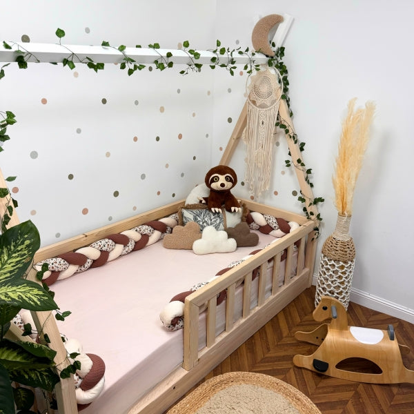 Braided Bed Bumper Forest Walk - 3 braids