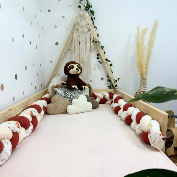 Braided Bed Bumper Desert Night - 3 braids