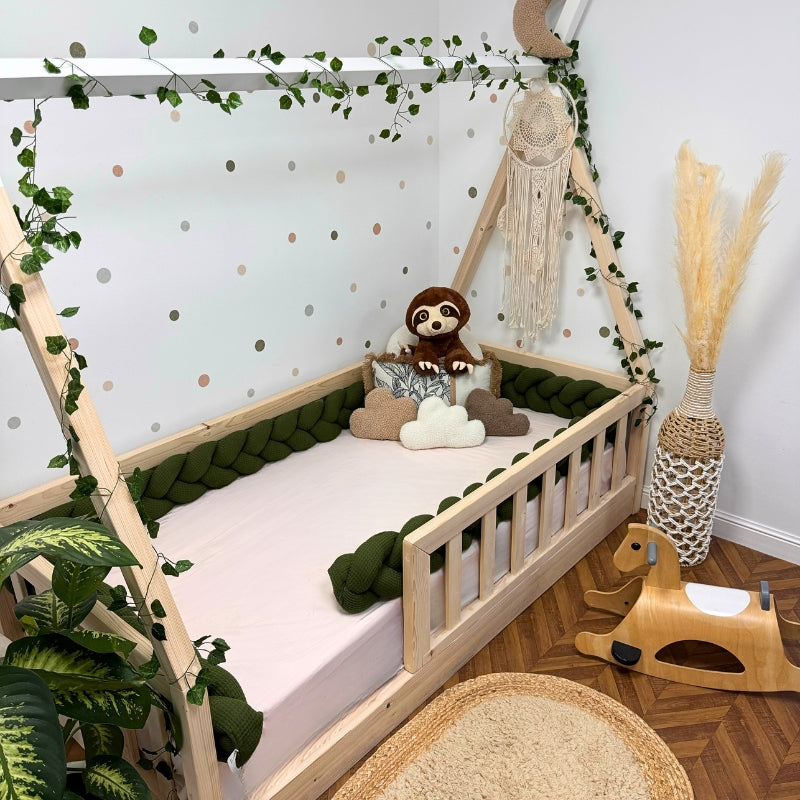 Montessori bed bumper best sale